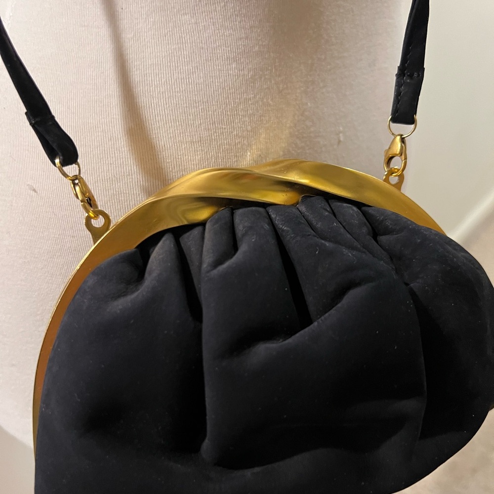 Donna karen clutch. Vintage. Art deco.